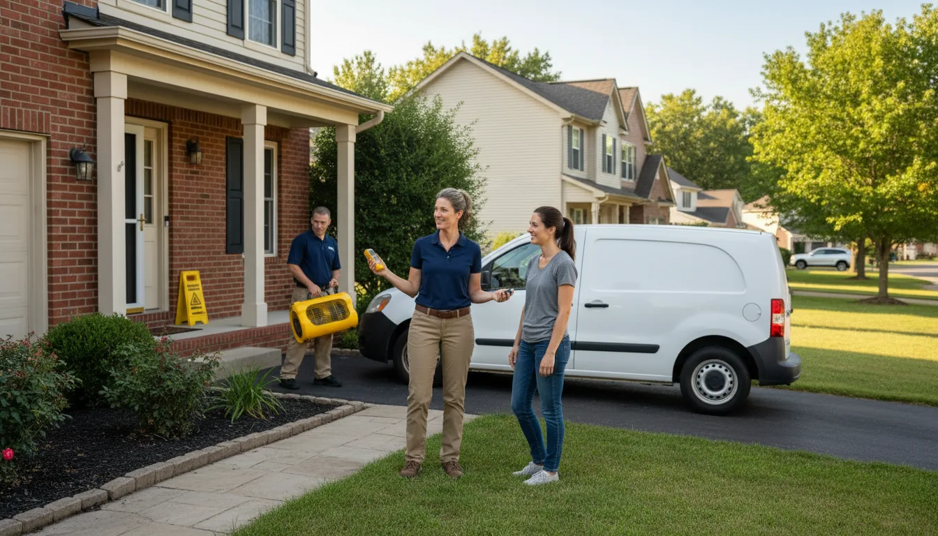 Water restoration image for Home Water Damage Repair in Miles, TX